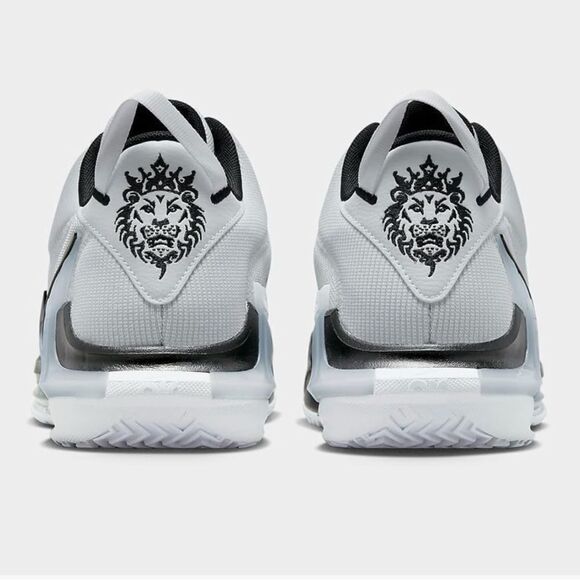 Nike Lebron Witness 7 (Team) Basketball Shoes (Wolf Grey/Wolf Grey/White) - Picture 3 of 9